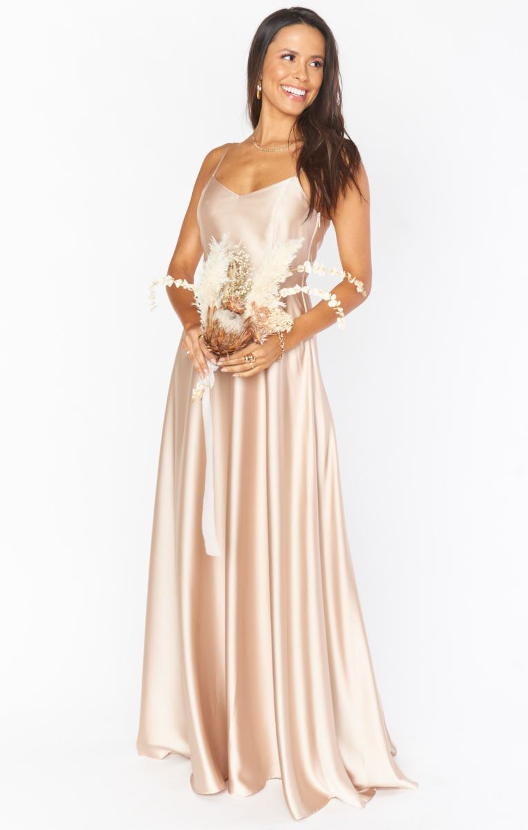 Show Me Your Mumu Luxe Satin Dress